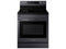 SAMSUNG NE63A6711SG Freestanding Ranges Fingerprint Resistant Black Stainless Steel Front View