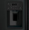 GE Appliances GSE25GGPBB Side By Side Refrigerators Black – Lifestyle Photo