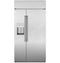CAFE CSB42YP2NS1 Side By Side Refrigerators Stainless Steel Front View
