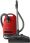 Miele COMPLETEC3HOMECAREEAR Canister Vacuums Autumn Red Front View