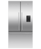 Fisher & Paykel RF201ADUSX5N French Door Refrigerators Stainless Steel Front View