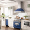 ZLINE DWBMH18 Built-In Dishwashers Blue Matte – Catalog Photo