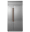 CAFE CSB42WP2NS1 Side By Side Refrigerators Stainless Steel – Studio Shot