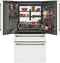 CAFE CVE28DP4NW2 French Door Refrigerators Matte White – Catalog Photo