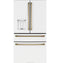 CAFE CVE28DP4NW2 French Door Refrigerators Matte White – Studio Shot