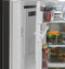 GE Appliances GFE26JGMBB French Door Refrigerators Black – Angle View