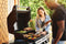 Napoleon F365DNGT Natural Gas BBQs Graphite Grey – Catalog Photo