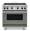 Viking VGR73624GEU Freestanding Ranges Eucalyptus Front View