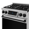 THOR KITCHEN RSG30BLK 30 Inch Professional Gas Range With Tilt Panel Touch Control in Stainless Steel/black Gordon Ramsay Series - Rsg30-blk