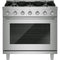 BOSCH 500 SERIES HGS5657UC 36 inch Freestanding Gas Range, 5 Burners, 5.6 cu. ft., Continuous Cast Iron Grates, Broil Mode, Even Cooking, ADA Compliant