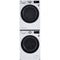LG WM1455HWA 24 Inch Smart Compact Front Load Washer & LG DLHC1455W 24 Inch Smart Electric Ventless Dryer