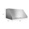 KitchenAid KVWC906KSS Ducted Mount Hoods Stainless Steel – Appliance Image