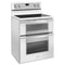 Whirlpool WGE745C0FH Freestanding Ranges White Ice – Detail Close-up