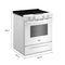 WHIRLPOOL WSES5030SW 30-inch Electric Smart Range with Air Cooking Technology White