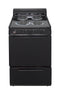 Premier ECK100BP Freestanding Ranges Black Front View