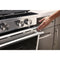 WHIRLPOOL WEGA25H0HZ 5.8 cu. ft. Smart Slide-in Gas Range with EZ-2-Lift™ Hinged Cast-Iron Grates in Stainless Steel