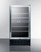 Summit SWC182ZCSSADA Wine Fridges 0 Front View