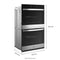 Whirlpool WOED5030LZ Double Wall Ovens Fingerprint Resistant Stainless Steel – Back Panel