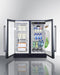 Summit FFRF3070BSS Side By Side Refrigerators 0 – Studio Shot