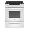 Whirlpool WEG515S0LW Freestanding Ranges White Front View