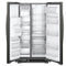 Whirlpool WRS325SDHV Side By Side Refrigerators Black Stainless – Official Product Photo