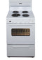Premier ECK240OP Freestanding Ranges White Front View