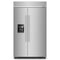 KitchenAid KBSD708MPS Side By Side Refrigerators Stainless Steel With Printshield(Tm) Finish Front View