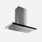 Elica EMG642S1 Ductless Hoods Stainless Steel + Black Glass Front View