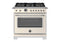 Bertazzoni HER366BCFGMAVT Professional Ranges Avorio Front View
