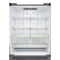 MIDEA MRQ23B4AST French Door Refrigerators Stainless Steel – Studio Shot