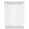 Whirlpool WDTA50SAKW Built-In Dishwashers White Front View