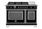 Bertazzoni HER486BTFGMNET Professional Ranges Nero Matt Front View