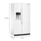 Whirlpool WRSF5536RW Side By Side Refrigerators White – Control Panel