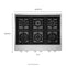 KitchenAid KCGC506JSS Gas Cooktops Stainless Steel – Angle View