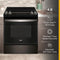 Whirlpool WEE515S0LV Slide-In Ranges Black Stainless – Angle View