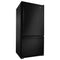 Amana ABB2224BRB Bottom Freezer Refrigerators Black-On-Black – Studio Shot