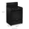Whirlpool WFG505M0MB Freestanding Ranges Black – Angle View