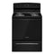 Amana ACR4203MNB Freestanding Ranges Black Front View