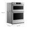 KitchenAid KOEC727SPS Microwave & Oven Combos Printshield Stainless – Catalog Photo