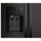 Whirlpool WRSF5536RV Side By Side Refrigerators Black Stainless Finish – Detail Close-up