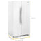 Whirlpool WRS312SNHW Side By Side Refrigerators White – Official Product Photo