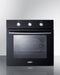 SUMMIT SGW242BKLP Single Wall Ovens 0 Front View