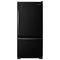 Amana ABB1924BRB Bottom Freezer Refrigerators Black-On-Black Front View