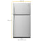 Whirlpool WRT541SZDZ Top Freezer Refrigerators Fingerprint Resistant Stainless Steel – Official Product Photo