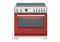 Bertazzoni PRO365ICFEPROT Freestanding Ranges Rosso Front View