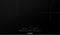 Bosch NIT5460UC Electric Cooktops Black – Studio Shot