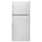 Whirlpool WRT148FZDM Top Freezer Refrigerators Monochromatic Stainless Steel Front View