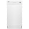 Whirlpool WDPS5118PW Built-In Dishwashers White Front View