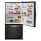 Whirlpool WRB322DMHV Bottom Freezer Refrigerators Black Stainless – Detail Close-up