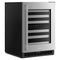 KitchenAid KUWR324SSB Wine Fridges Black Cabinet/Stainless Doors – Appliance Image